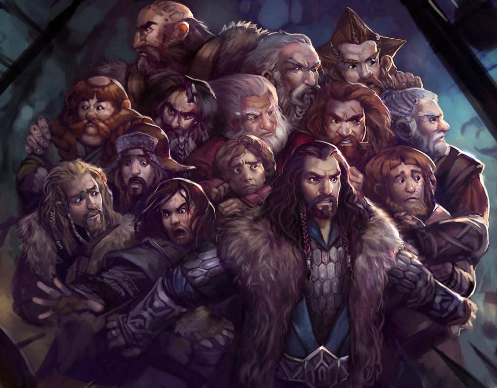 Bilbo and the Thirteen Dwarves